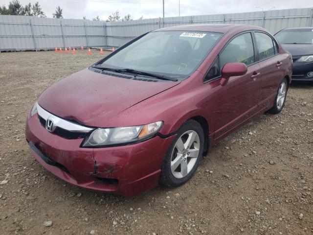 2HGFA16609H033681 - 2009 HONDA CIVIC LX-S Qırmızı foto 2