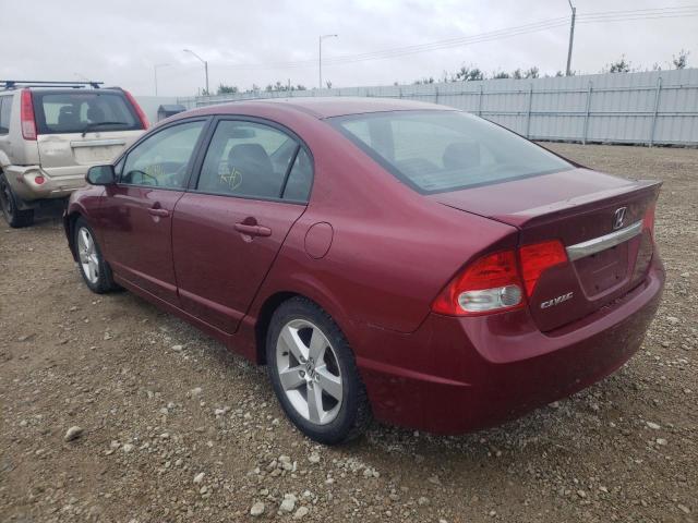 2HGFA16609H033681 - 2009 HONDA CIVIC LX-S Qırmızı foto 3