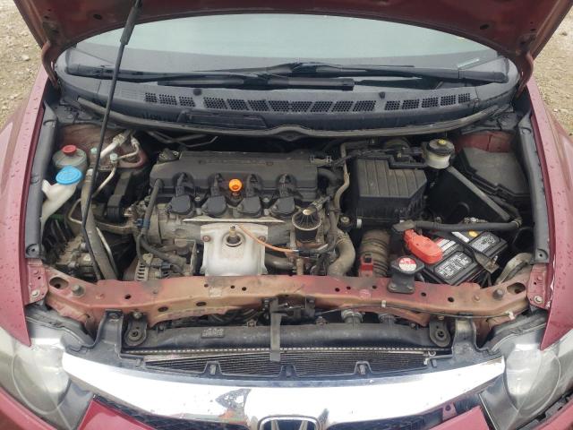 2HGFA16609H033681 - 2009 HONDA CIVIC LX-S Qırmızı foto 7