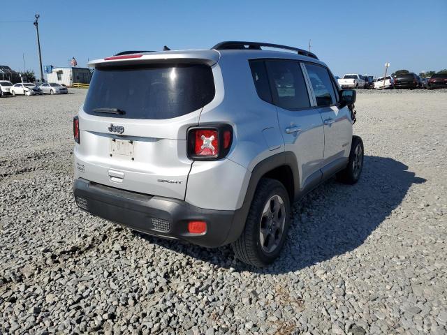 ZACCJBAB1JPH11806 - 2018 JEEP RENEGADE S SILVER photo 4