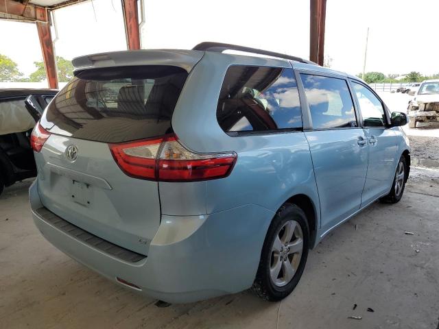 5TDKK3DC5FS558229 - 2015 TOYOTA SIENNA LE BLUE photo 4