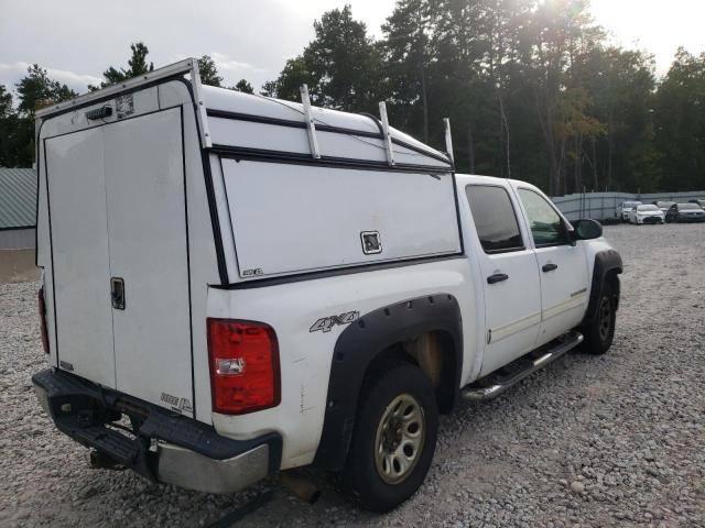 2GCEK23C991138039 - 2009 CHEVROLET SILVERADO WHITE photo 4