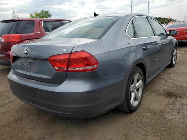 1VWBH7A33CC050460 - 2012 VOLKSWAGEN PASSAT SE GRAY photo 4