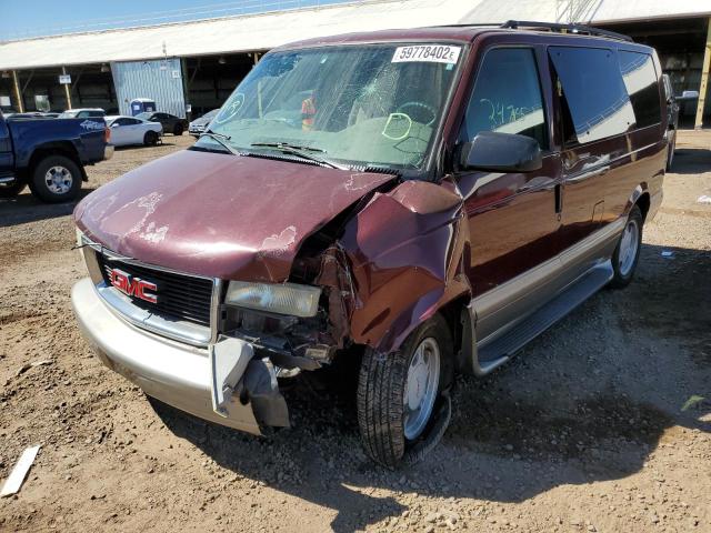 1GKDM19X23B505739 - 2003 GMC SAFARI XT BURGUNDY photo 2