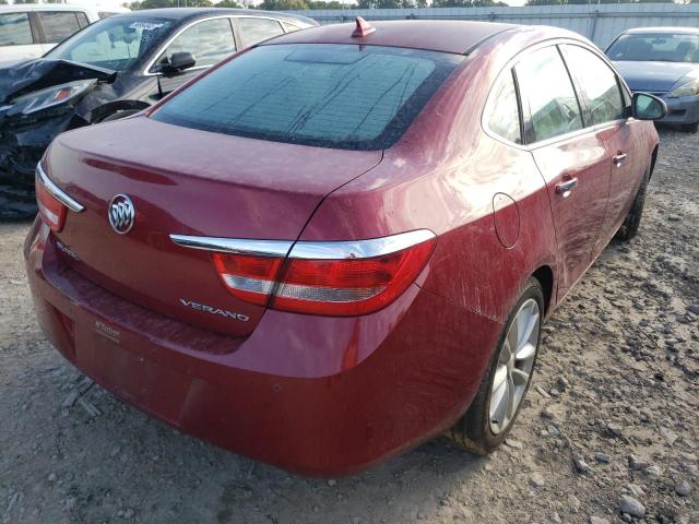 1G4PR5SK7C4172809 - 2012 BUICK VERANO CON RED photo 4