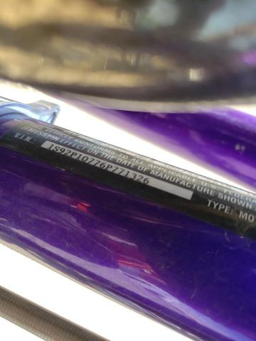 1S92P10776P771326 - 2006 SWIF MOTORCYLE Մանուշակագույն լուսանկար 10