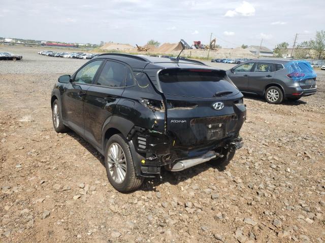 KM8K2CAAXMU684836 - 2021 HYUNDAI KONA SEL BLACK photo 3