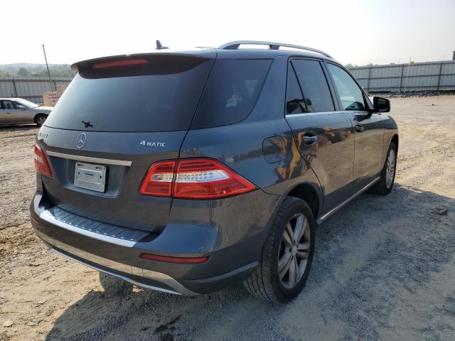 4JGDA5HB8EA332377 - 2014 MERCEDES-BENZ ML 350 4MA GRAY photo 4