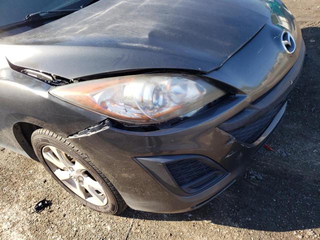 JM1BL1VG8B1366880 - 2011 MAZDA 3 I GRAY photo 9