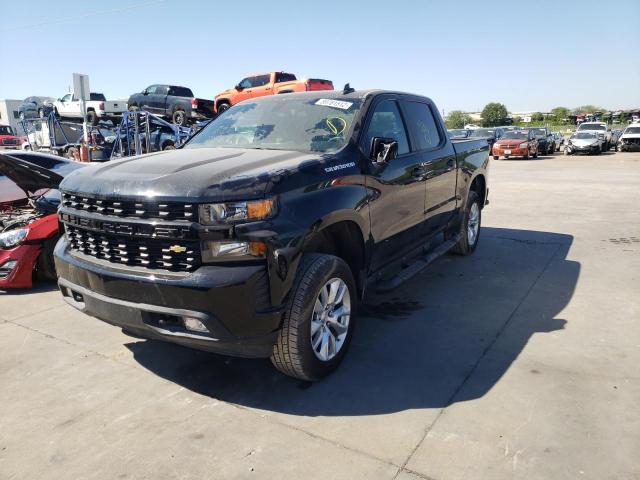 1GCUYBEF8MZ105342 - 2021 CHEVROLET SILVERADO BLACK photo 2