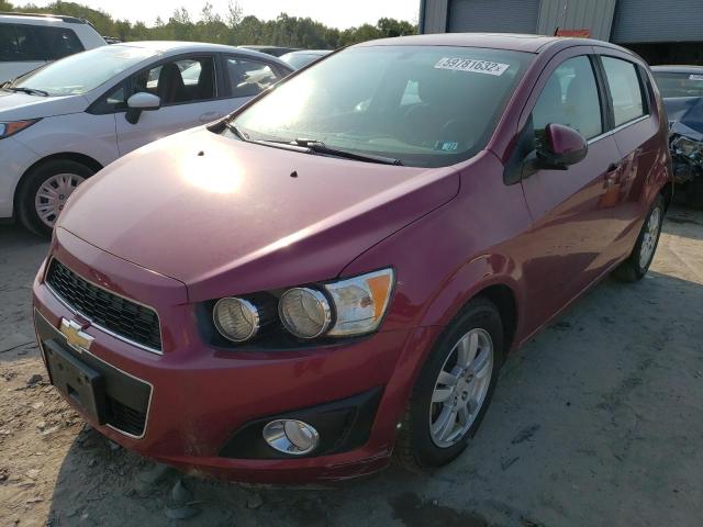 1G1JC6SG9E4112779 - 2014 CHEVROLET SONIC PINK photo 2