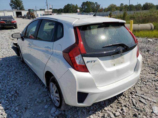 JHMGK5H53GX026727 - 2016 HONDA FIT LX WHITE photo 3