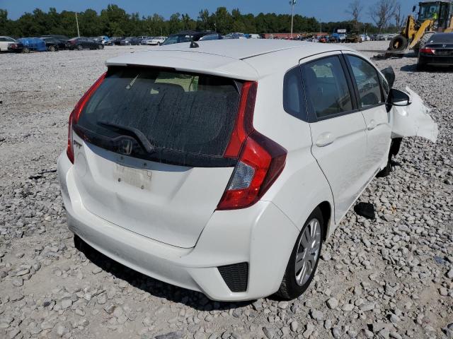 JHMGK5H53GX026727 - 2016 HONDA FIT LX WHITE photo 4