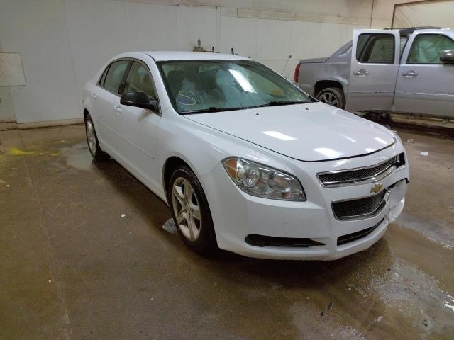 1G1ZB5EB0AF257871 - 2010 CHEVROLET MALIBU LS WHITE photo 1