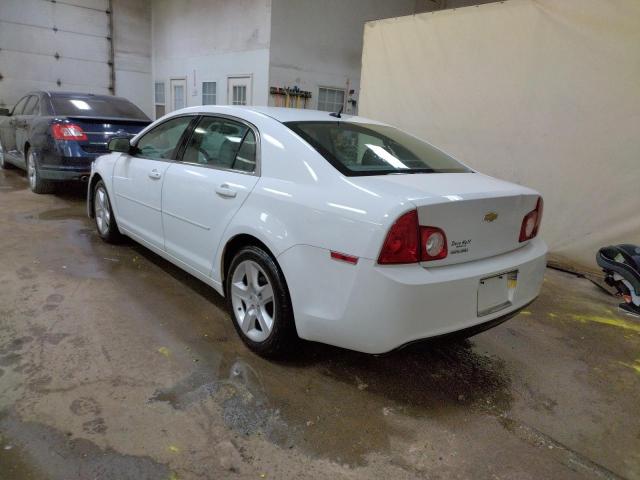 1G1ZB5EB0AF257871 - 2010 CHEVROLET MALIBU LS WHITE photo 3