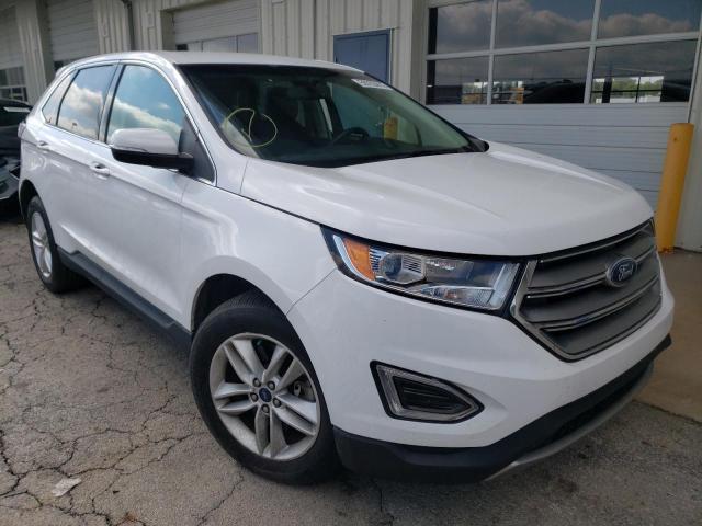 2FMPK4J98HBB42129 - 2017 FORD EDGE SEL WHITE photo 1