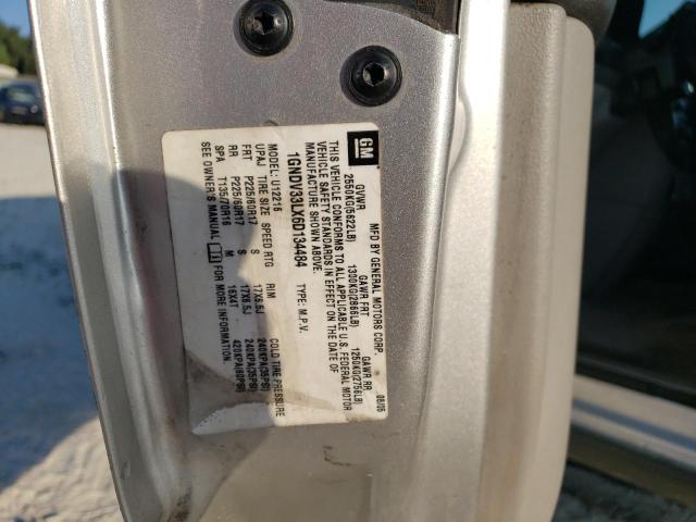 1GNDV33LX6D134484 - 2006 CHEVROLET UPLANDER L Qızıl foto 10