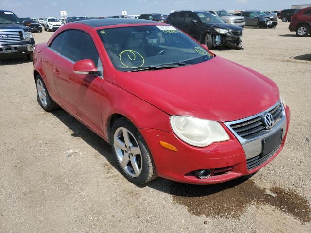 WVWDA71F67V030823 - 2007 VOLKSWAGEN EOS 2.0T S RED photo 1