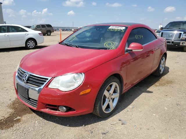 WVWDA71F67V030823 - 2007 VOLKSWAGEN EOS 2.0T S RED photo 2
