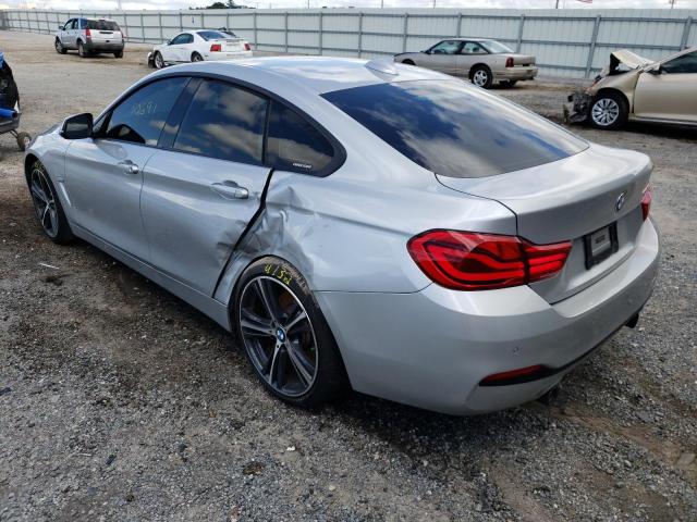 WBA4J5C55JBF07937 - 2018 BMW 440I GRAN SILVER photo 3