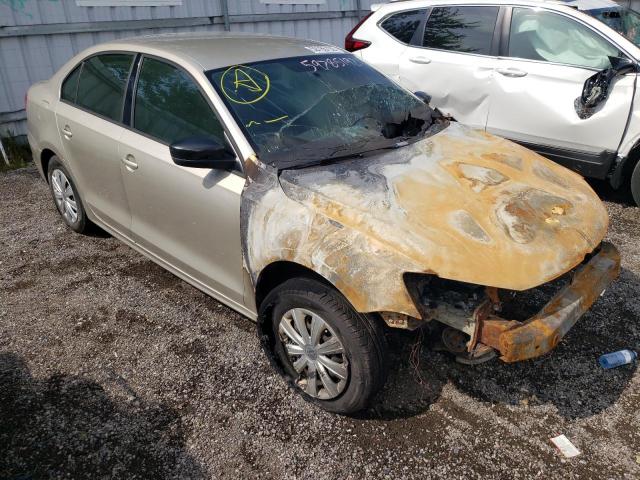 3VW2K7AJ9CM127377 - 2012 VOLKSWAGEN JETTA BASE 米色 照片 1