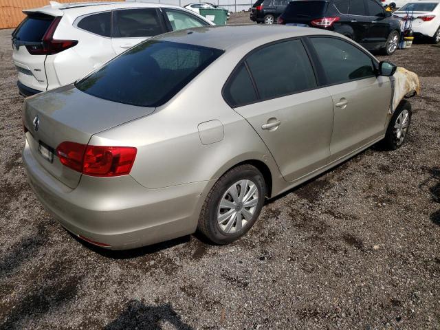 3VW2K7AJ9CM127377 - 2012 VOLKSWAGEN JETTA BASE 米色 照片 4