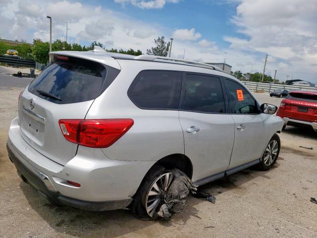 5N1DR2MN7KC600651 - 2019 NISSAN PATHFINDER SILVER photo 4