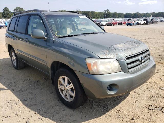 JTEGD21A960144432 - 2006 TOYOTA HIGHLANDER GREEN photo 1