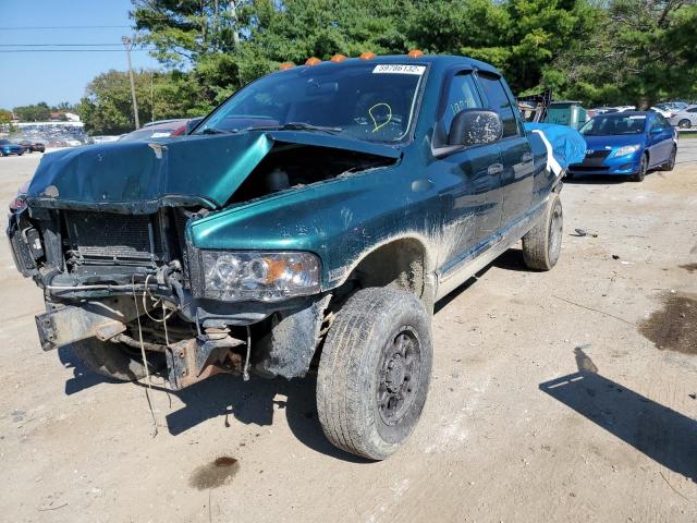 1D7KU28D93J558921 - 2003 DODGE RAM 2500 S GREEN photo 2