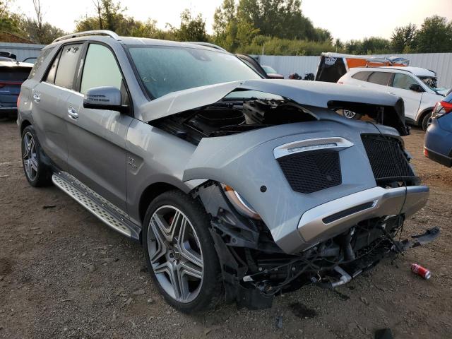 4JGDA7EB4FA525840 - 2015 MERCEDES-BENZ ML 63 AMG GRAY photo 1