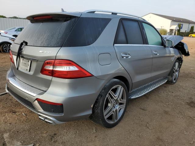 4JGDA7EB4FA525840 - 2015 MERCEDES-BENZ ML 63 AMG GRAY photo 4