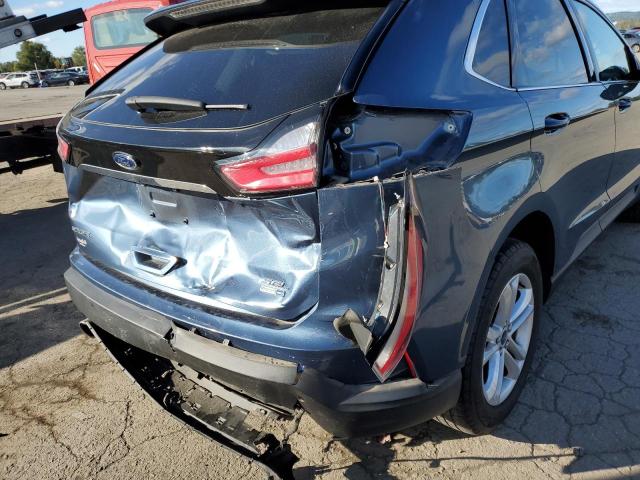 2FMPK4J91KBC56772 - 2019 FORD EDGE SEL BLUE photo 9