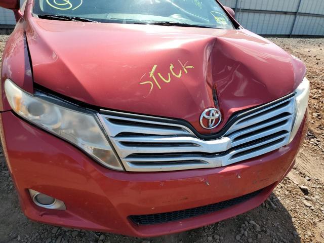 4T3BK11A59U017160 - 2009 TOYOTA VENZA RED photo 9