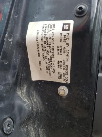 1G8AK55F36Z203018 - 2006 SATURN ION LEVEL BLACK photo 10