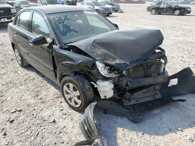 KNADH4A3XB6732031 - 2011 KIA RIO BLACK photo 9