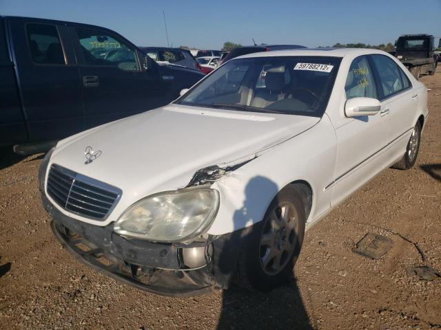 WDBNG70J8YA118479 - 2000 MERCEDES-BENZ S 430 WHITE photo 2