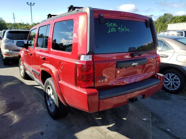 1J4RG4GT9AC137118 - 2010 JEEP COMMANDER 红色 照片 3