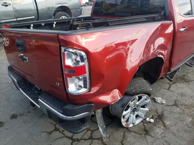 1GCGSCE31G1147204 - 2016 CHEVROLET COLORADO L RED photo 9
