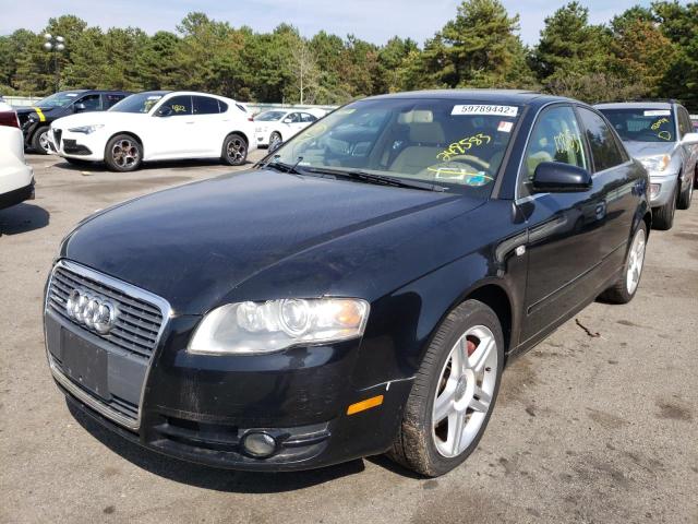 WAUDF78E77A249583 - 2007 AUDI A4 2.0T QU BLACK photo 2