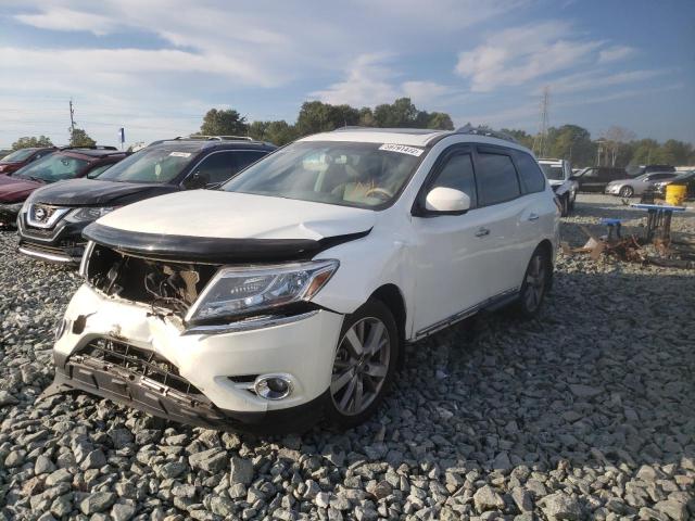 5N1AR2MM4FC717569 - 2015 NISSAN PATHFINDER WHITE photo 2