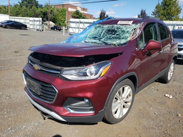 3GNCJRSB7HL221128 - 2017 CHEVROLET TRAX PREMI RED photo 2