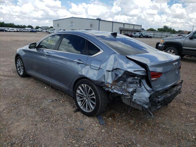 KMHGN4JE4HU170332 - 2017 GENESIS G80 BASE GRAY photo 3