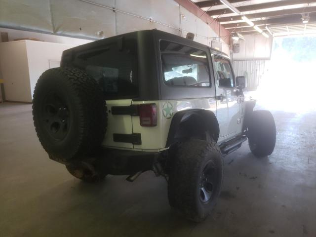 1C4AJWAGXDL702783 - 2013 JEEP WRANGLER S WHITE photo 4