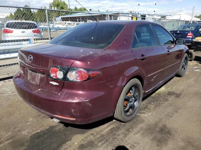 1YVHP80C485M20957 - 2008 MAZDA 6 I BURGUNDY photo 4