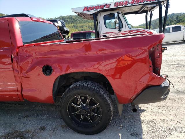 5TFUM5F13HX070193 - 2017 TOYOTA TUNDRA DOU RED photo 9