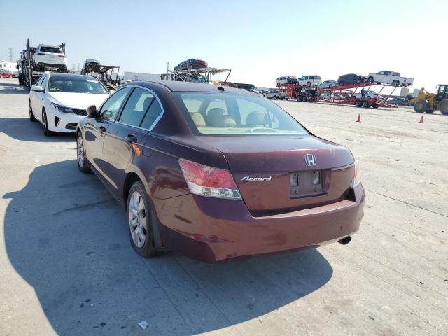 1HGCP2F83AA065360 - 2010 HONDA ACCORD EXL MAROON photo 3