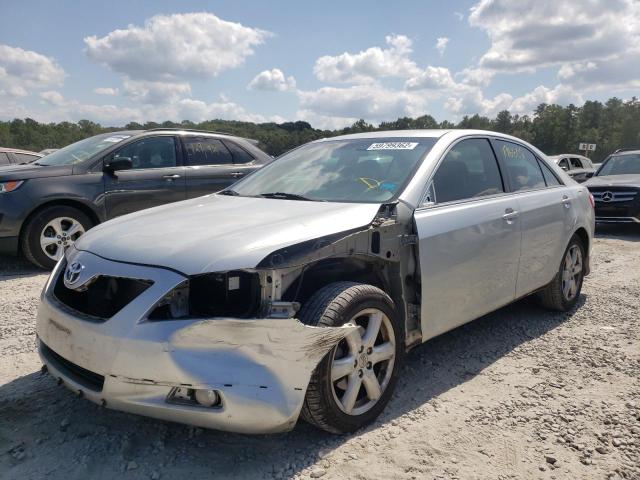 4T1BE46K77U551485 - 2007 TOYOTA CAMRY CE SILVER photo 2