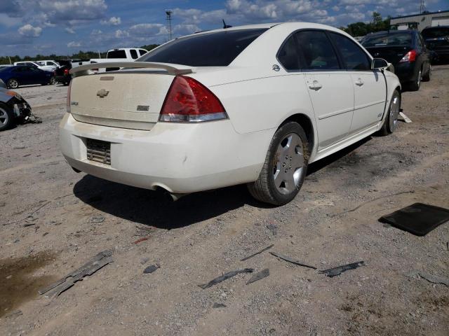 2G1WD57C391152540 - 2009 CHEVROLET IMPALA SS WHITE photo 4