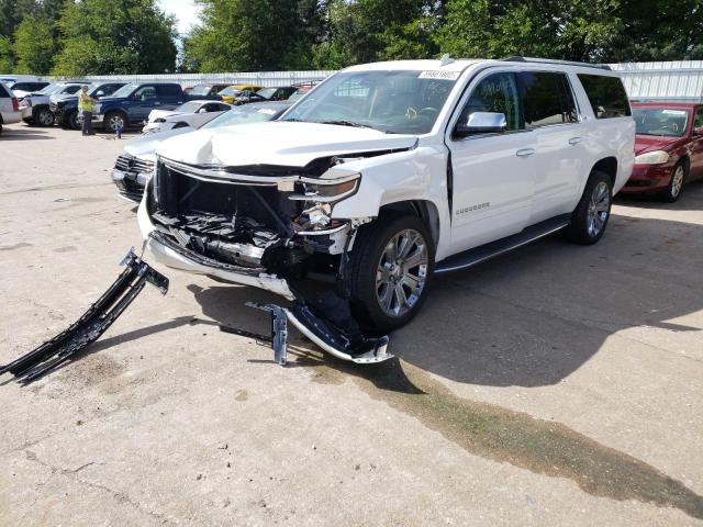 1GNSKJKC4GR318555 - 2016 CHEVROLET SUBURBAN K WHITE photo 2