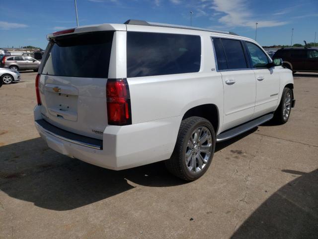 1GNSKJKC4GR318555 - 2016 CHEVROLET SUBURBAN K WHITE photo 4